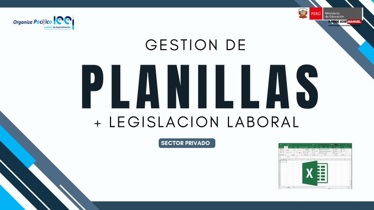 CURSO GESTION DE PLANILLAS SECTOR PRIVADO